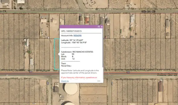 Rr Estates Unt12, Blk B, Lot90, Rio Rancho, NM 87124
