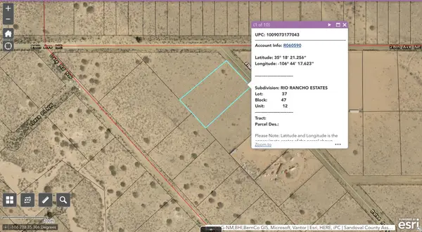 Sub Rio Rancho Estates Lot 37, Rio Rancho, NM 87144