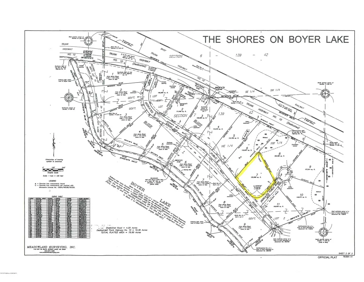 Lot 7 Blk2 The Shores On Boyer Lake S, Lake Park, MN 56554 - Image #1