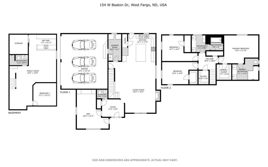 154 W Beaton Drive, West Fargo, ND 58078 - Image #3