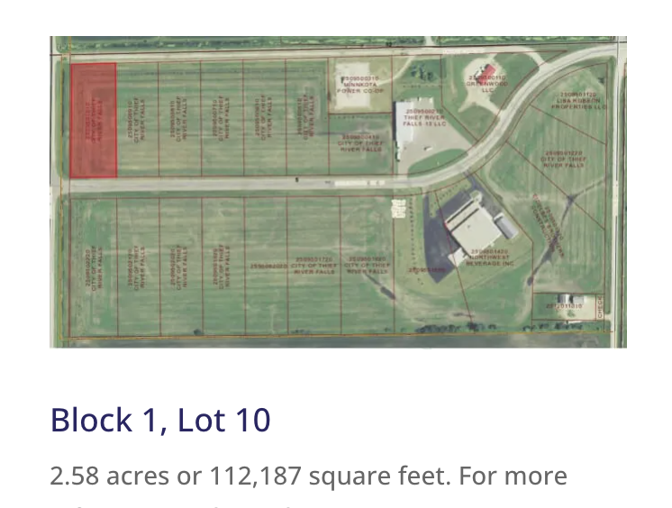 Lot 10, Block 1 Greenwood Street W, Thief River Falls, MN 56701 - Image #1
