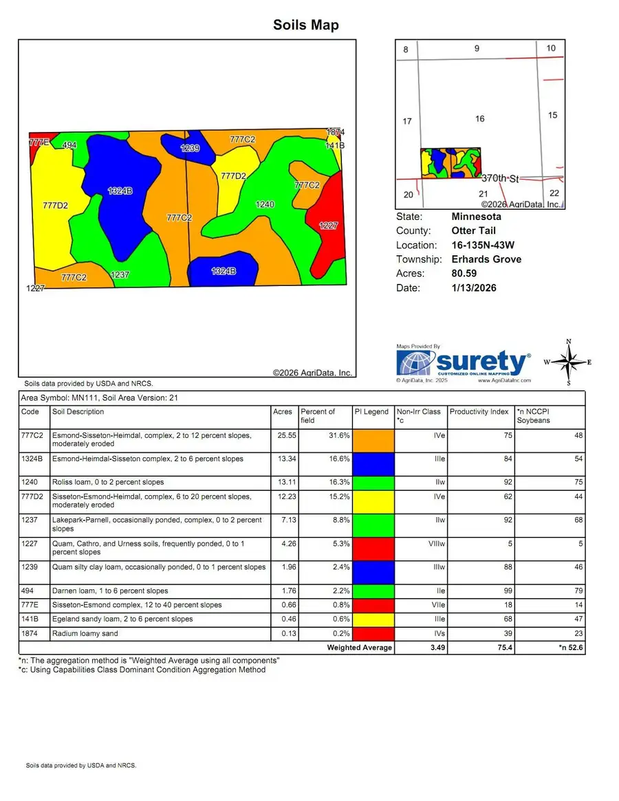 TBD 370 St Lot 80, Erhard, MN 56534 - Image #2