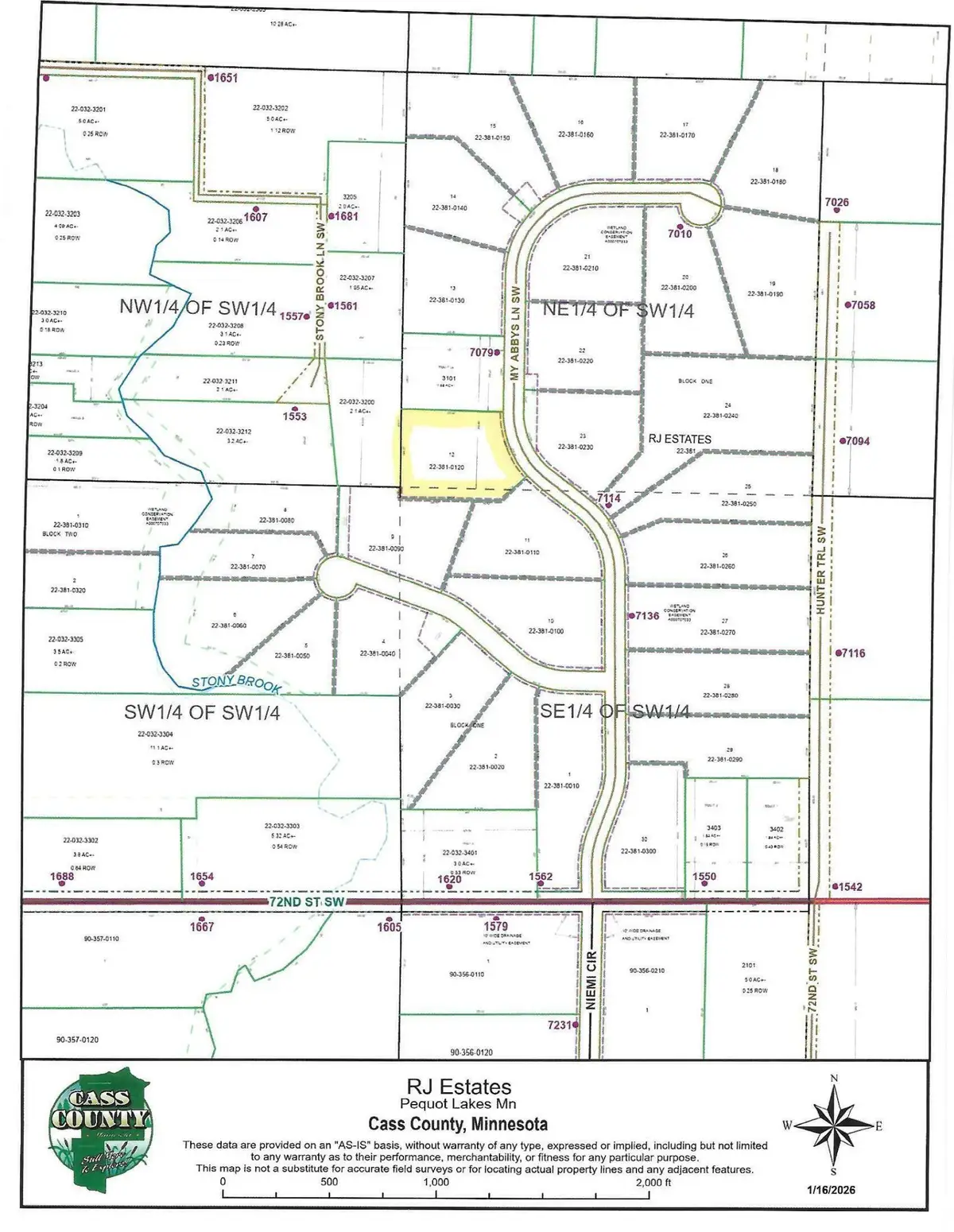 XX12 TBD My Abbys Way Lane Sw, Pequot Lakes, MN 56472 - Image #1