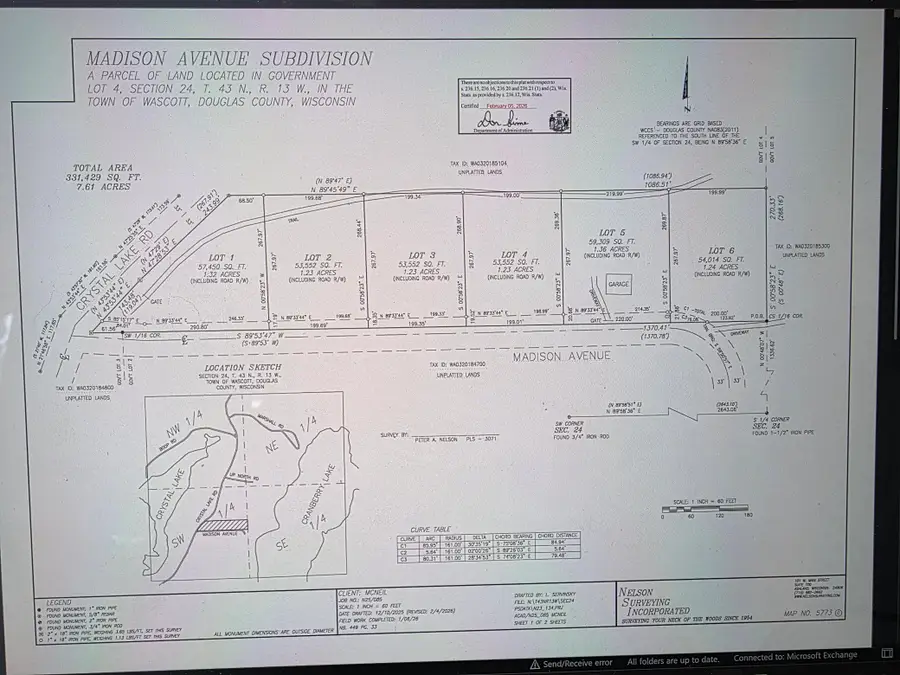 Lot 4 S Madison Avenue, Wascott, WI 54838 - #2