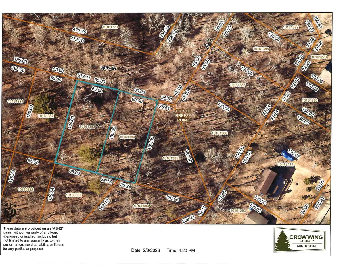 TBD Lots 200 & 201 Lynx Drive, Breezy Point, MN 56472 - #1
