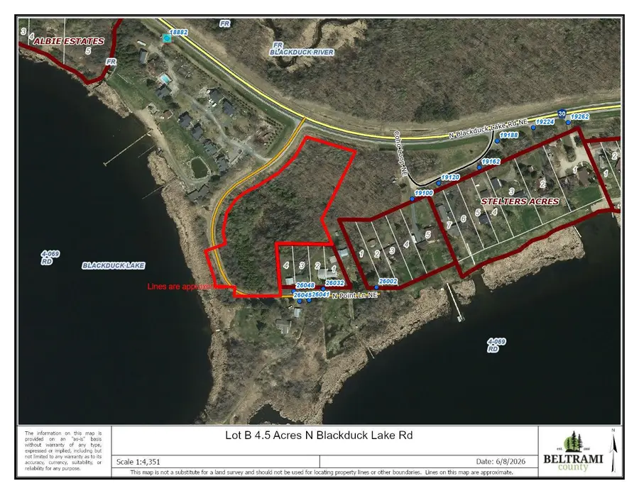 Lot B 4.5AC N Blackduck Lake Road Ne, Hines, MN 56647 - #3