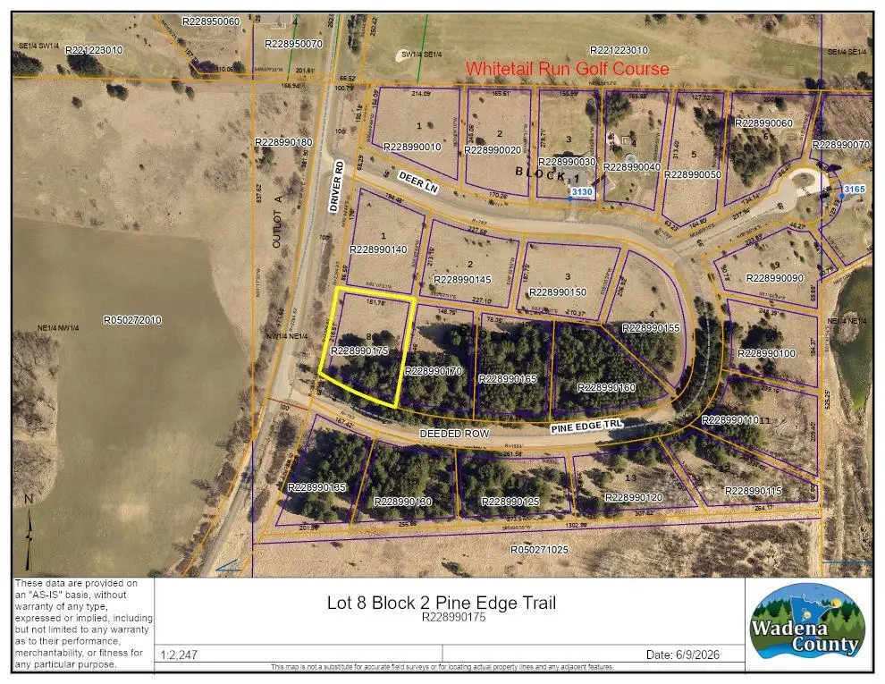 TBD Lot 8 Block 2 Pine Edge Trail, Wadena, MN 56482 - #1