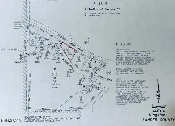 708 Kingston Canyon Road, Austin, NV 89310