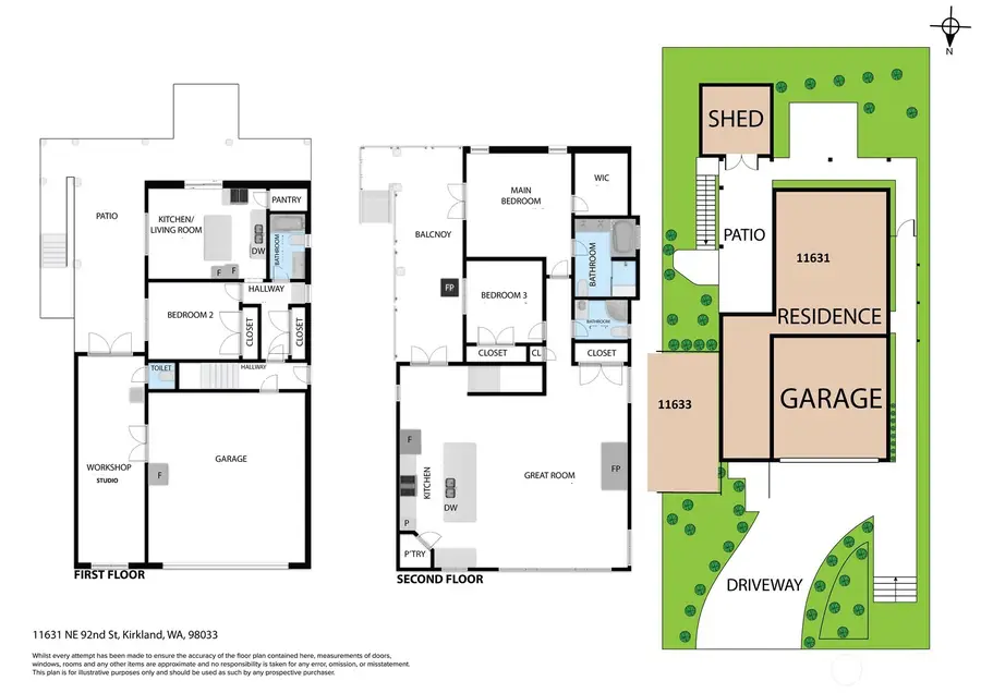 11633 NE 92nd St, Kirkland, WA 98033 - #3
