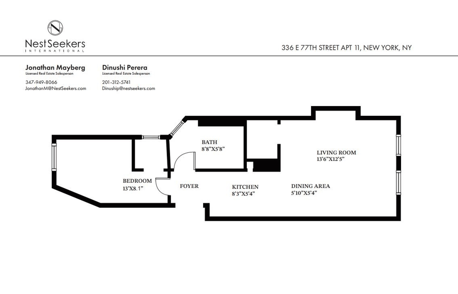 336 E 77th Street #11, Manhattan, NY 10075 - #2