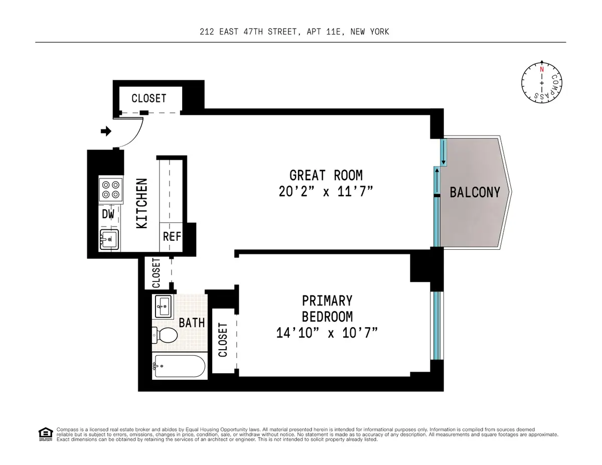 212 E 47th Street #11E, Manhattan, NY 10017 - #1