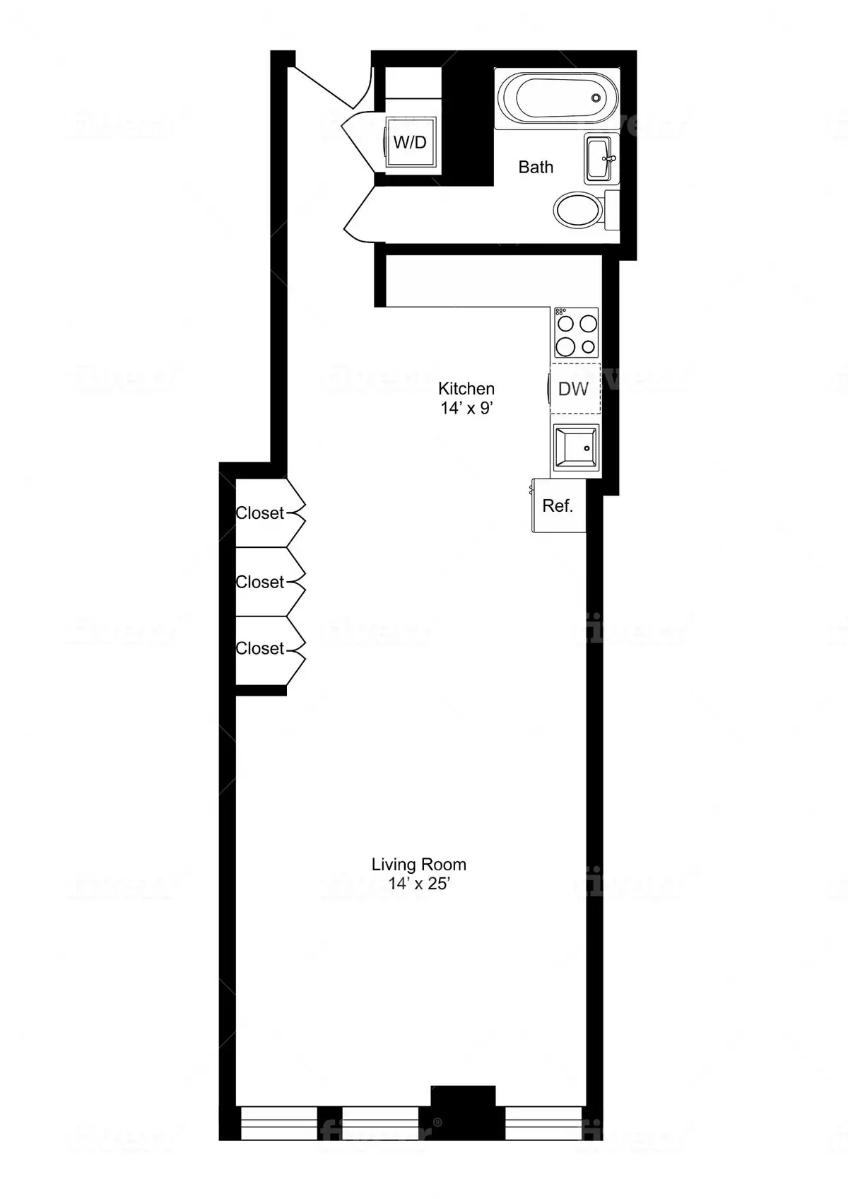 315 7th Avenue #16C, Manhattan, NY 10001 - #1