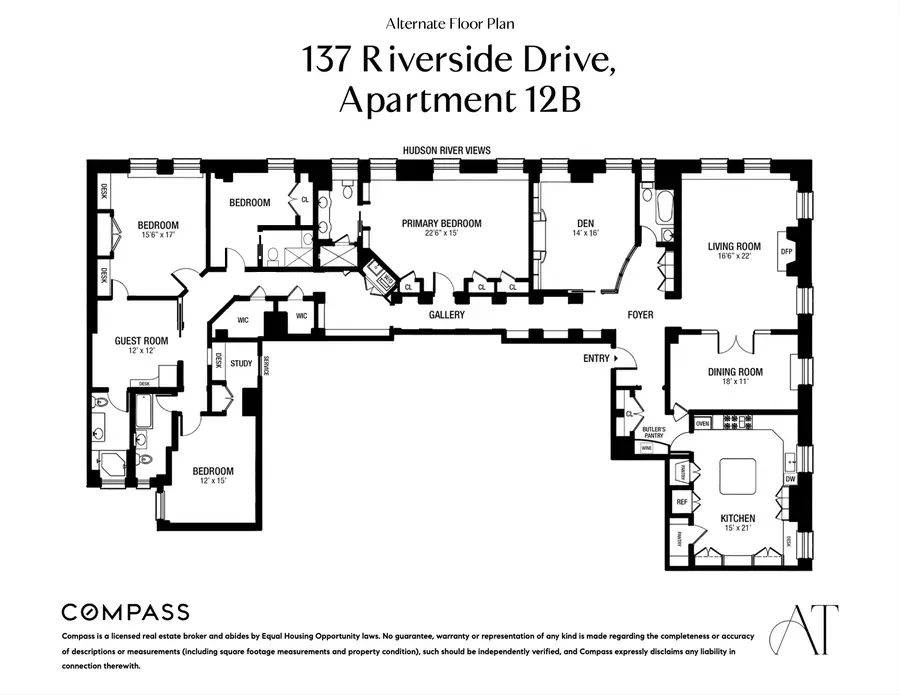 137 Riverside Drive #12B, Manhattan, NY 10024 - #2