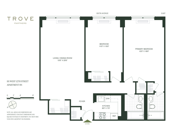 101 W 12th Street #8N, Manhattan, NY 10011