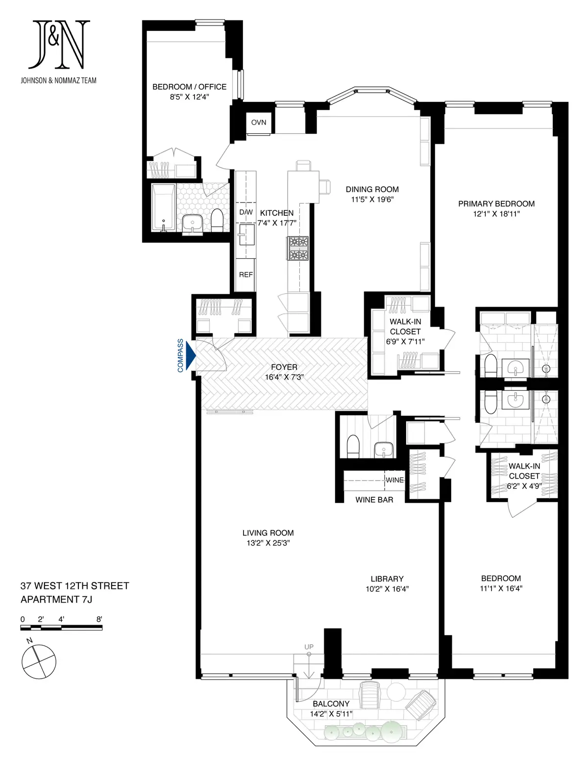 37 W 12th Street #7J, New York, NY 10011 - #1