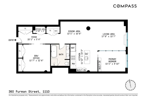 360 Furman Street #1110, Brooklyn, NY 11201