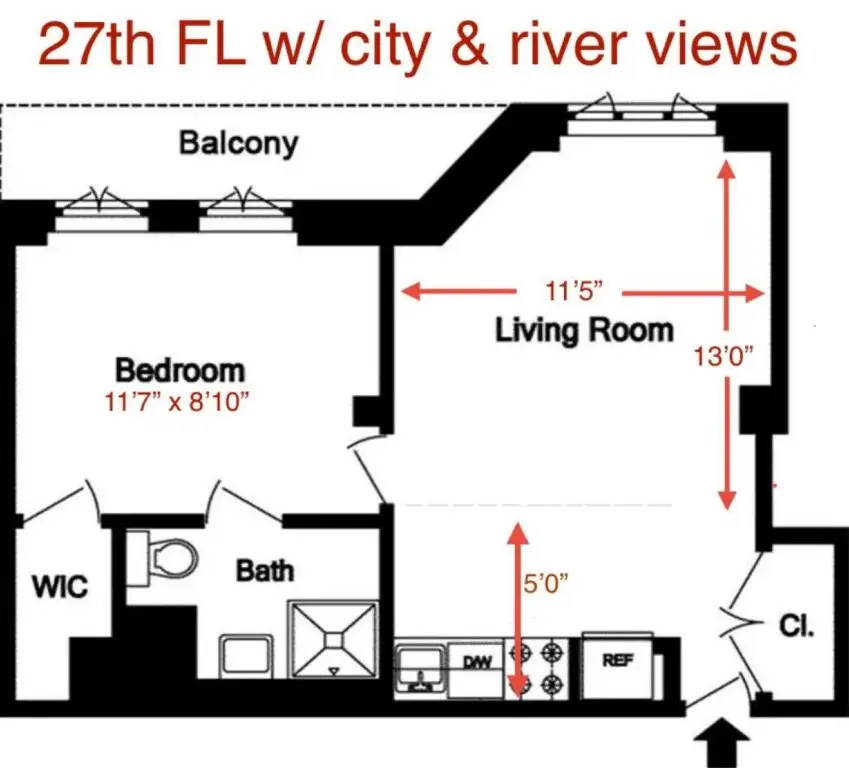 320 E 42nd Street #27th Fl, Manhattan, NY 10017 - #1