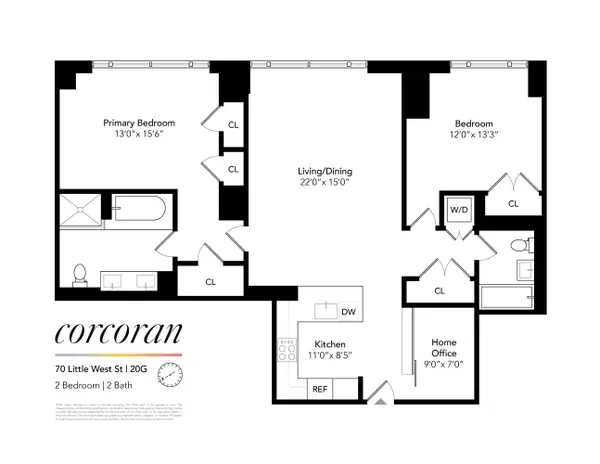 70 Little West Street #20G, Manhattan, NY 10280