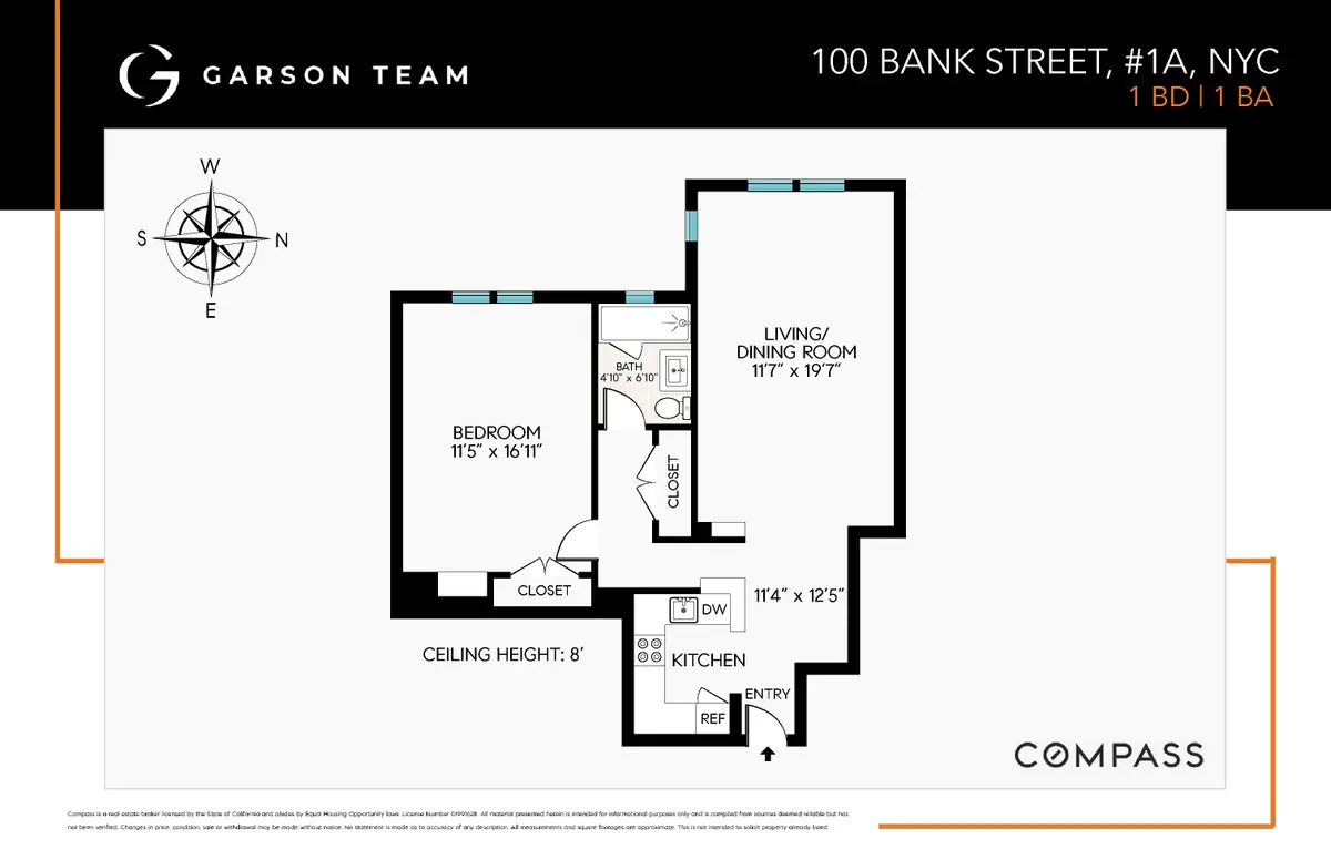 100 Bank Street #1A, Manhattan, NY 10014 - #1