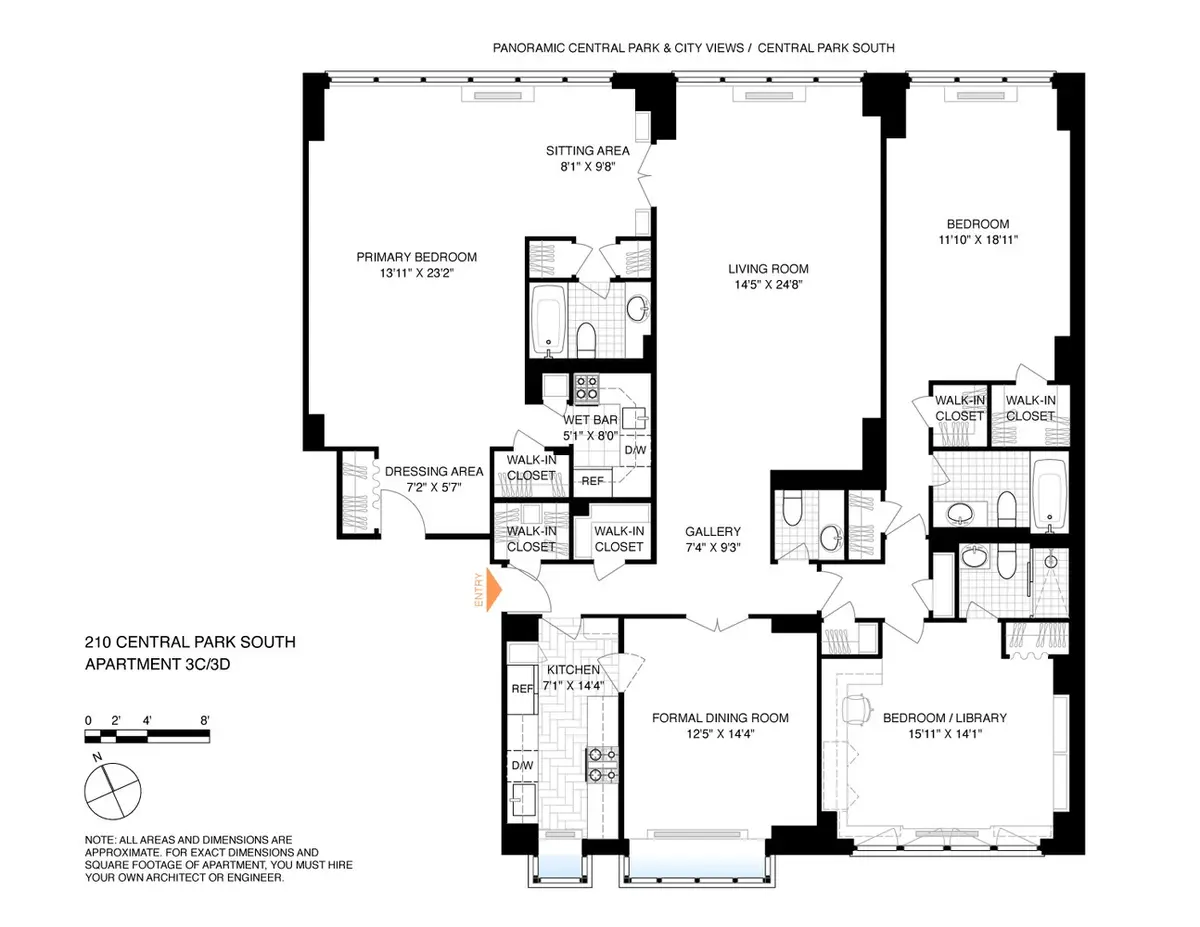 210 Central Park S #3CD, Manhattan, NY 10019 - #1