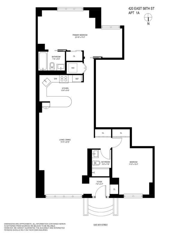 420 E 58th Street #1-A, Manhattan, NY 10022