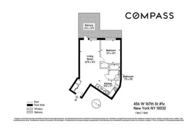 456 W 167th Street #1C, Manhattan, NY 10032 - #1