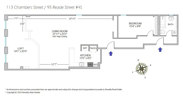 95 Reade Street #4S, Manhattan, NY 10007