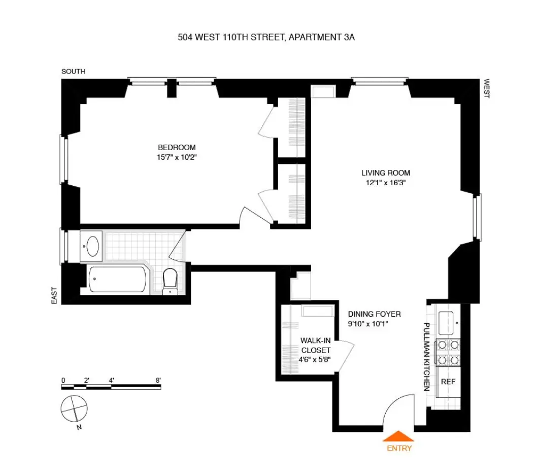 504-510 W 110th Street #3A, Manhattan, NY 10025 - #1