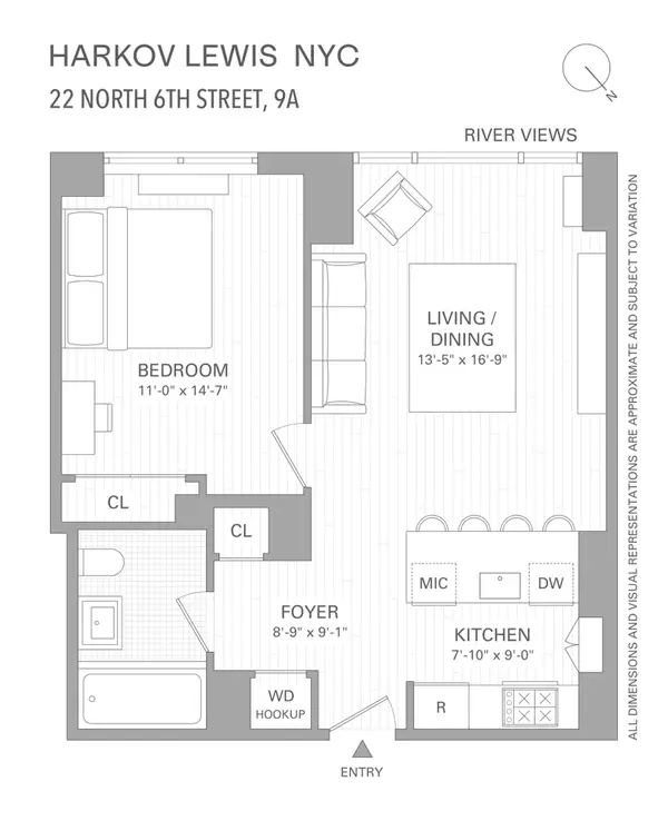 22 N 6th Street #9A, Brooklyn, NY 11249