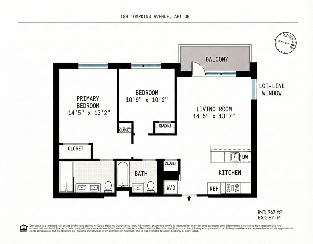 159 Tompkins Avenue #3B, Brooklyn, NY 11206 - #1