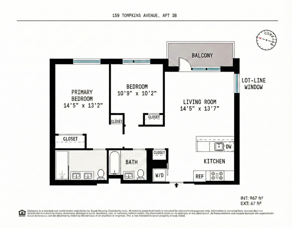 159 Tompkins Avenue #3B, Brooklyn, NY 11206