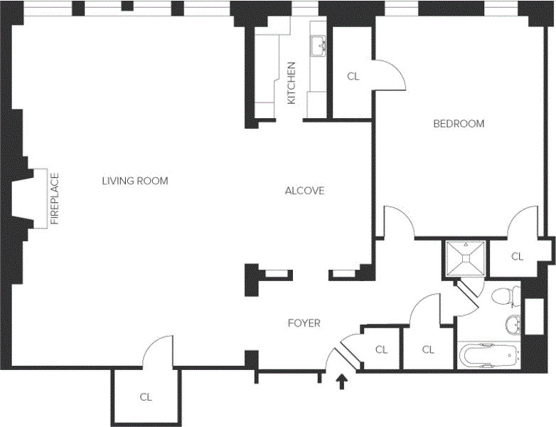 340 W 57th Street #7I, Manhattan, NY 10019 - #2