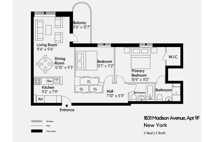 1831 Madison Avenue #9-F, Manhattan, NY 10035 - #2