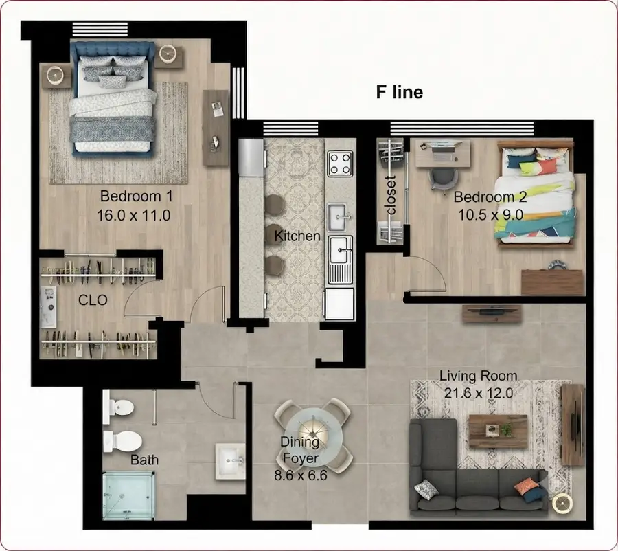 195 Adams Street #4F, Brooklyn, NY 11201 - #2