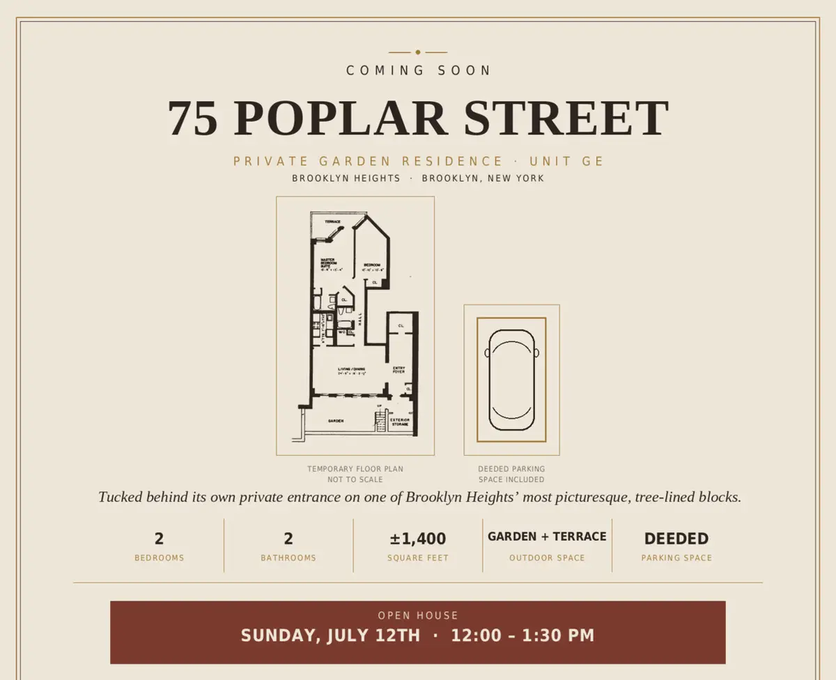 75 Poplar Street #GE, Brooklyn, NY 11201 - #1