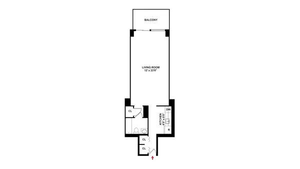 347 W 57th Street #23E, Manhattan, NY 10019