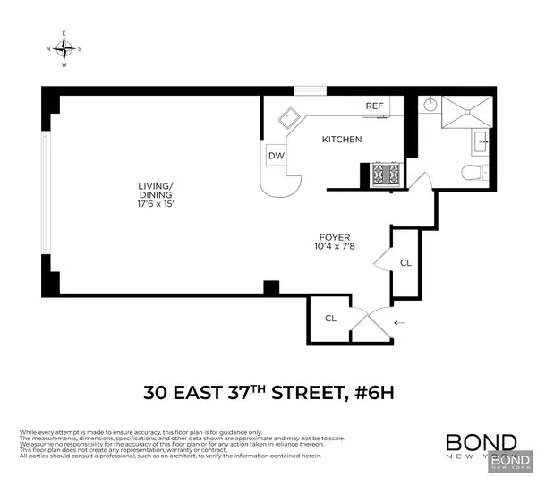 30 E 37th Street #6H, Manhattan, NY 10016