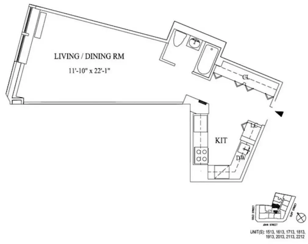 99 John Street #2212, Manhattan, NY 10038 - #1