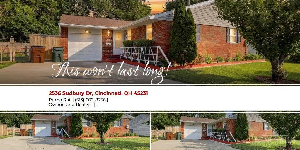 2536 Sudbury Drive, Pleasant Run, OH 45231 - #1