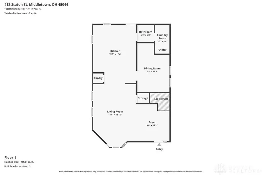 412 Staton Street, Middletown, OH 45044 - #2