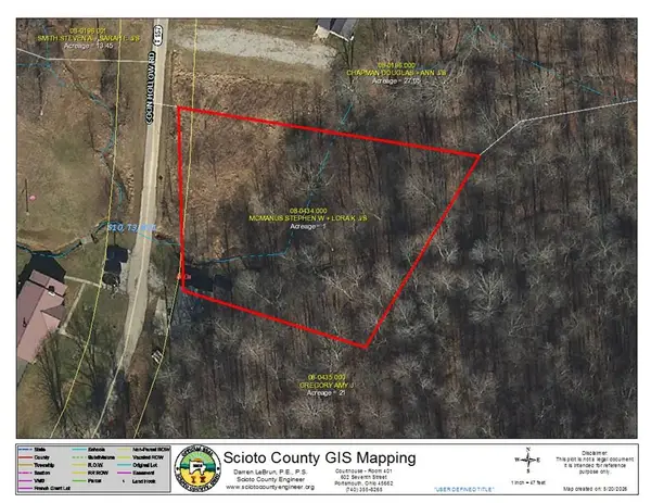 1644 Coon Hollow Rd, Lucasville, OH 45648