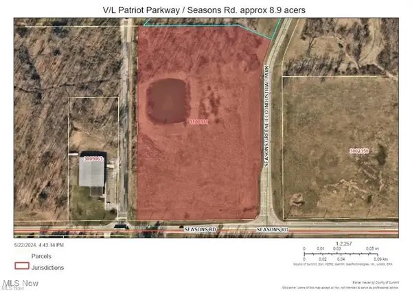 V/L 3 (Approx 8.95 Acres) Patriot Parkway, Hudson, OH 44236