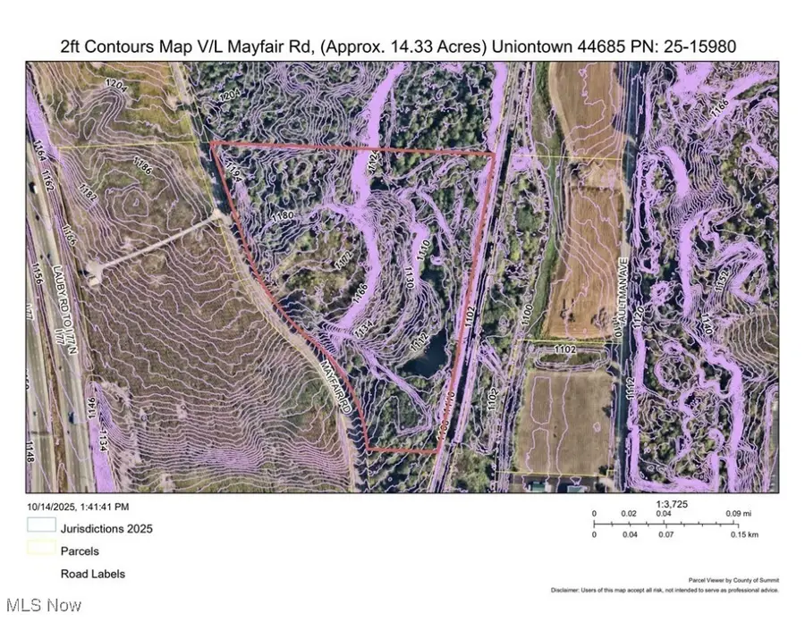 V/L 14.33 Acres Mayfair Road, Uniontown, OH 44685 - Image #2