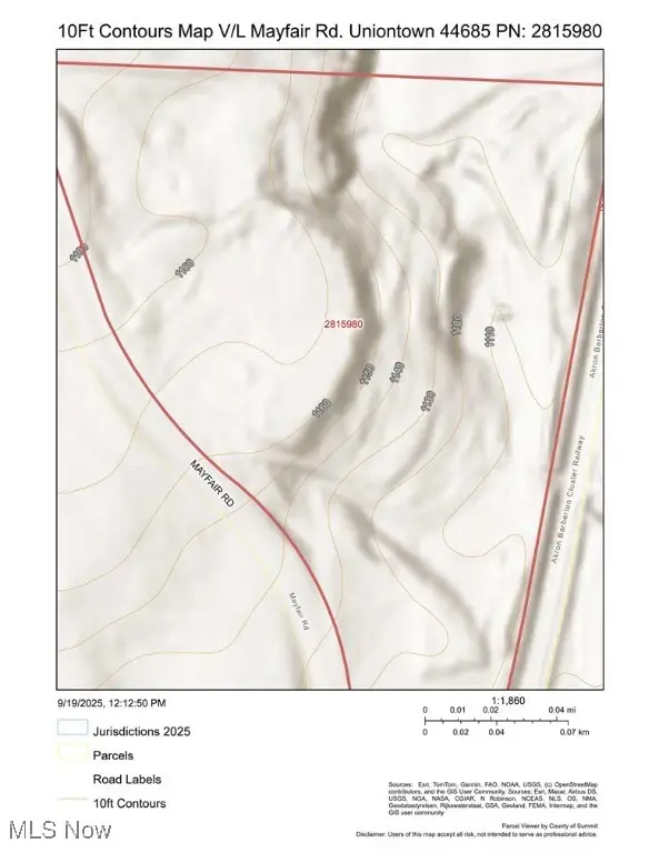 V/L 14.33 Acres Mayfair Road, Uniontown, OH 44685 - Image #3