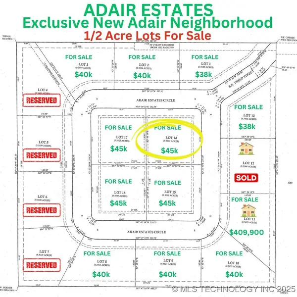 545 SE Adair Estates Circle, Adair, OK 74330