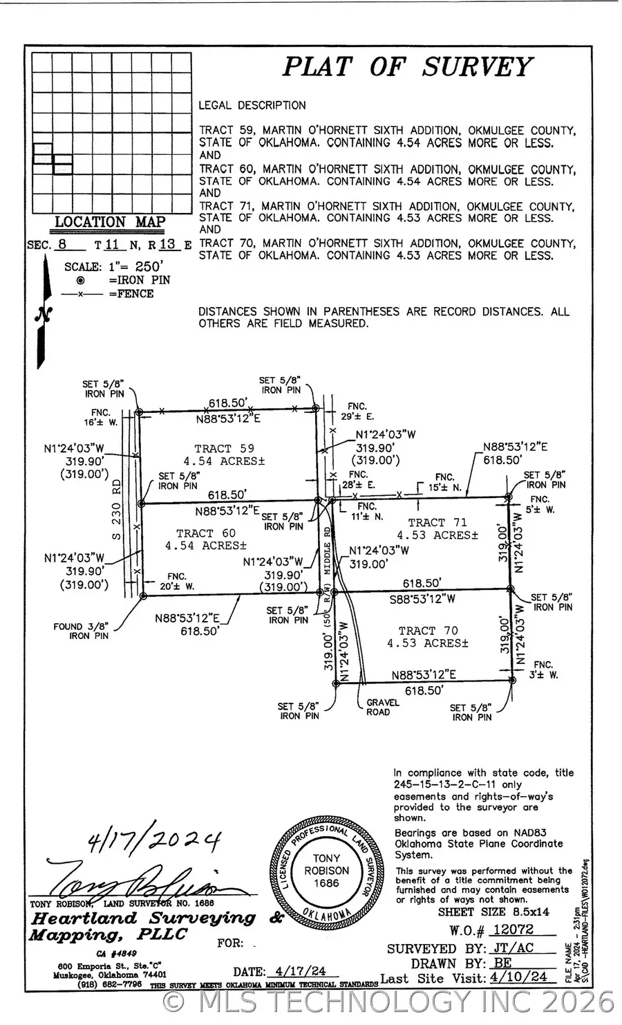 S 230 Road, Henryetta, OK 74437 - #2