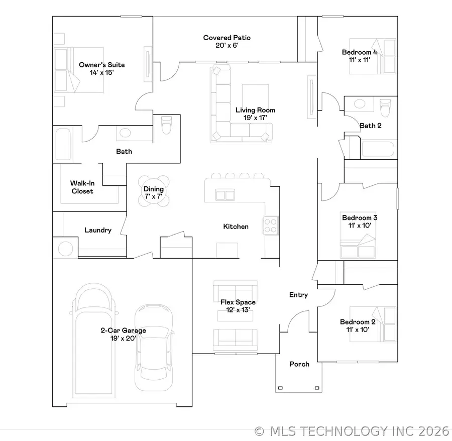 1307 W Decatur Place, Broken Arrow, OK 74011 - #2