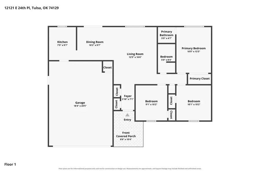 12121 E 24th Place, Tulsa, OK 74129 - #2
