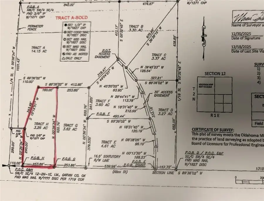 1630 E County Road Road #Tract H, Wynnewood, OK 73098 - Image #3