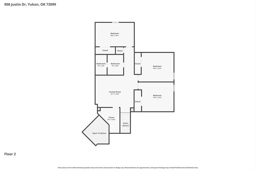 908 N Justin Drive, Yukon, OK 73099 - #3